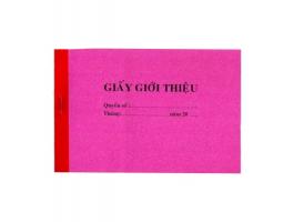 Giấy giới thiệu mỏng 
